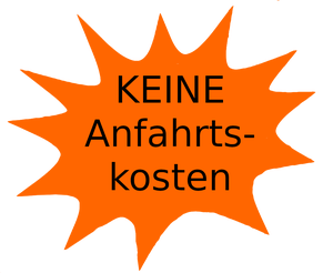 Sticker Keine Anfahrtskosten